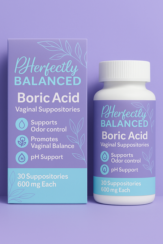 PHerfectly Balanced Boric Acid Vaginal Suppositories (30-Count)